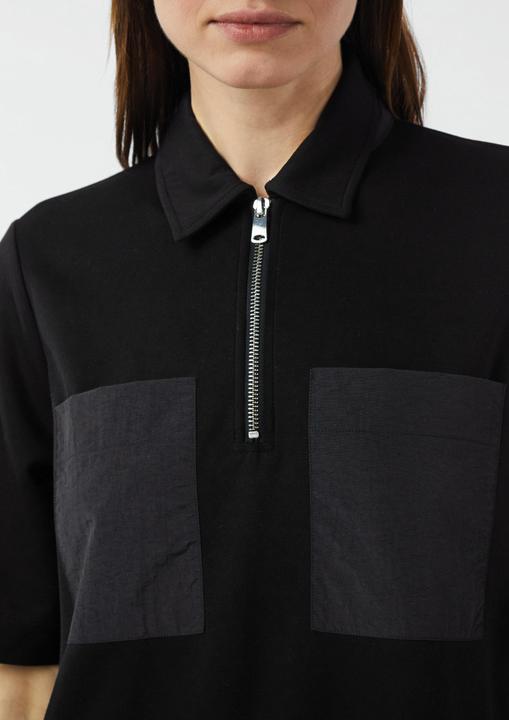 Actual product image Comma Kleid Kurzes Jersey-Kleid mit aufgesetzten Taschen im Fabricmix (36)