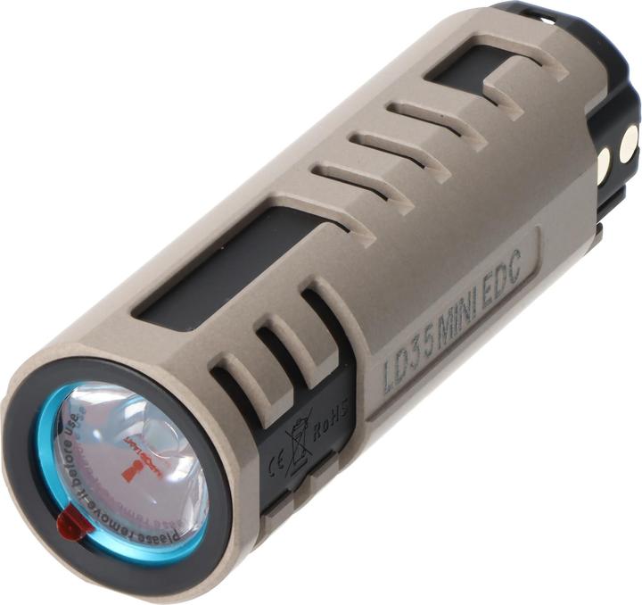 Produktbild Imalent LD35 LED-Taschenlampe, Premium Edition mit Ladebox, bis zu 1200 Lumen, grau (8.10 cm, 1200 lm)