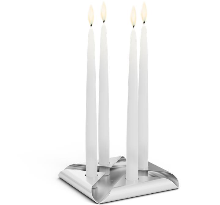 Produktbild Höfats SQUARE CANDLE silber, VE 4
