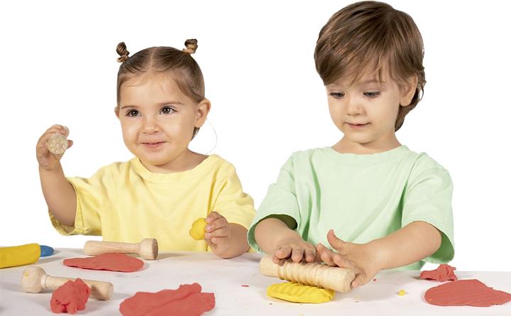 Actual product image Jovi My First Plastilina Baby modelling clay, 4 x 38 g in carton, assorted colours