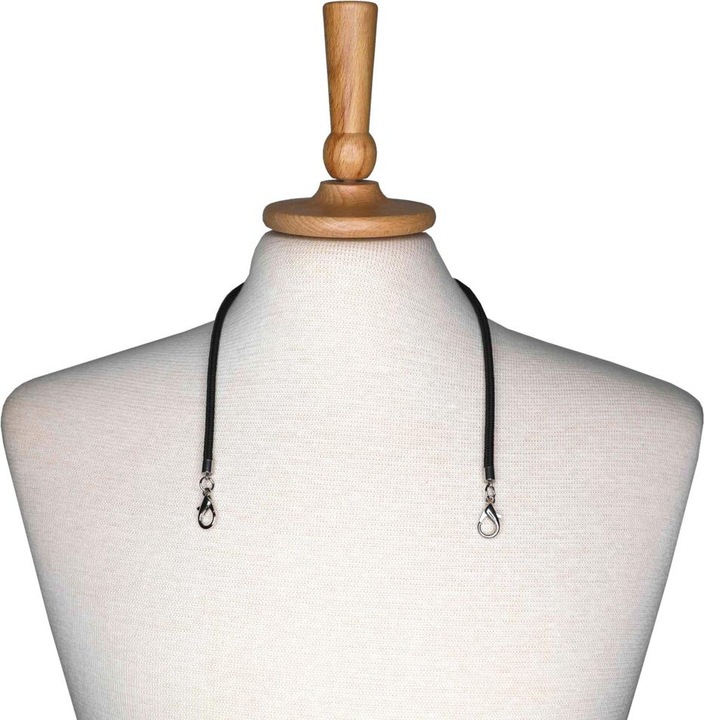 Produktbild Roost Maskenhalter Kordel 1 Stk. 301930014 Schwarz (Maskenhalter)