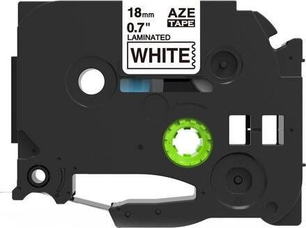 Produktbild Rillstab Beschriftungsband TZE241 Schwarz, Weiss (1.80 cm, Weiss, Schwarz)