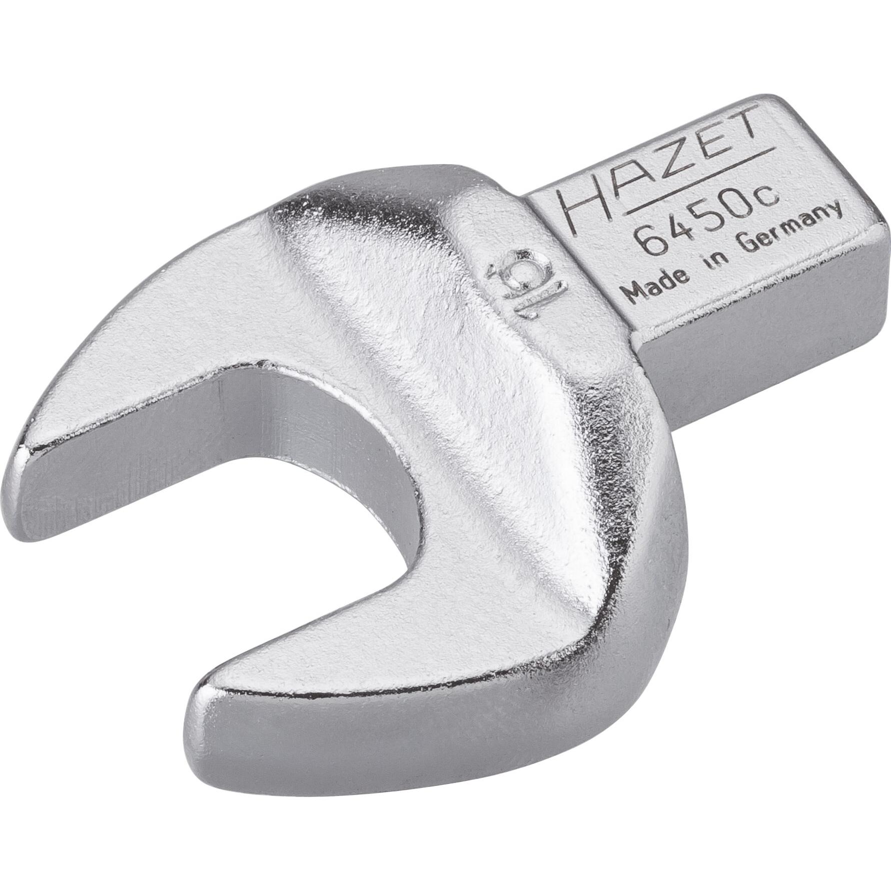 HAZET, Schraubenschlüssel, Einsteck-Maulschlüssel 6450C-16 ∙ Einsteck-Vierkant 9 x 12 mm ∙ Aussen Sechskant Profil ∙ 16 ...