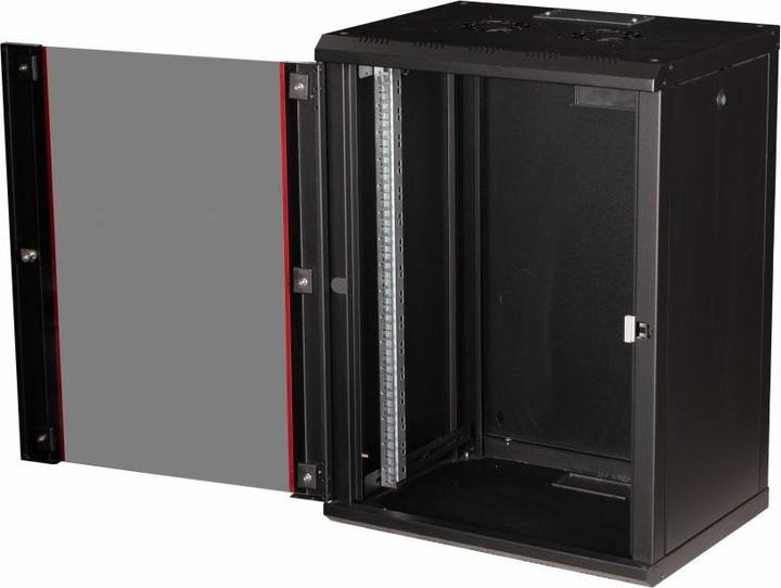 Produktbild equip Netzwerkschrank 19" 16U 600x450mm schwarz (16 HE, 19 Zoll Rack)