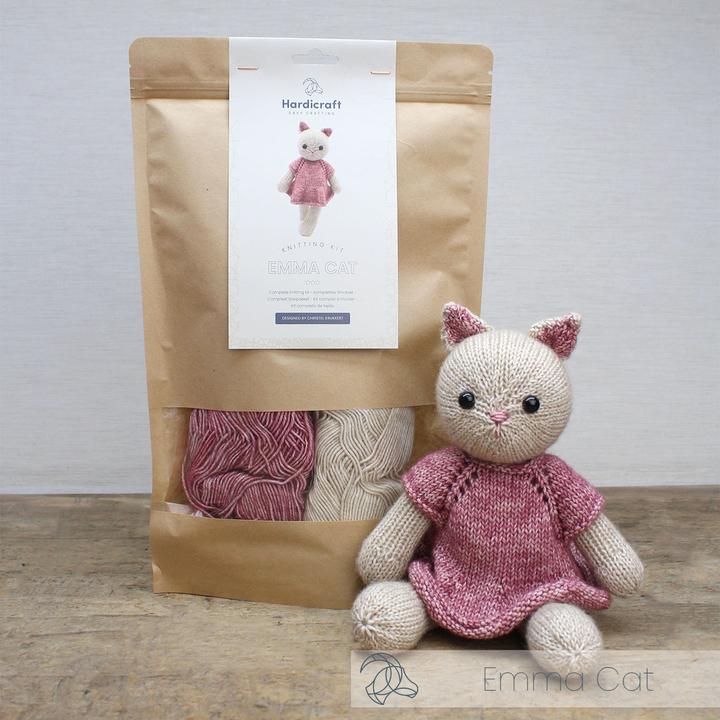 Actual product image Hardicraft Knitting set cat Emma