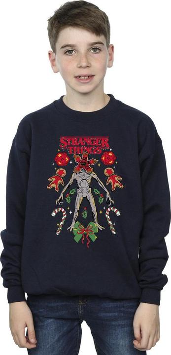 Produktbild Netflix Stranger Things Christmas Demogorgon Sweatshirt Jungen (152, 158)