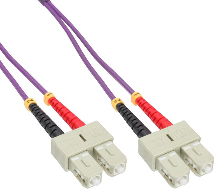 Produktbild InLine LWL Duplex Kabel SC/SC 50/125um OM4 7.5m (CAT6, 7.50 m)