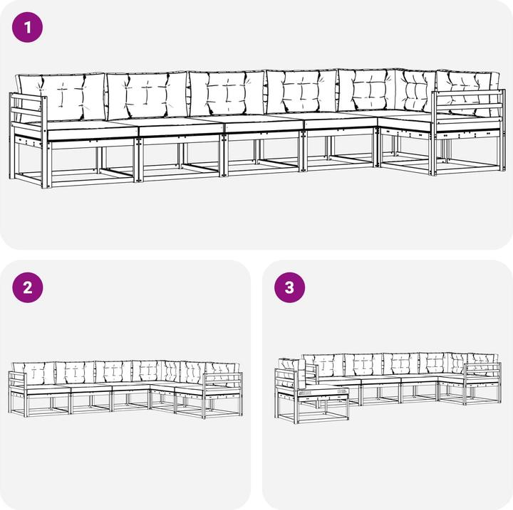 Immagine prodotto vidaXL Outdoor-Sofa