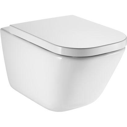 ROCA, Toilette + Bidet, Miska WC Gap Rimless wisząca (A34647L000)
