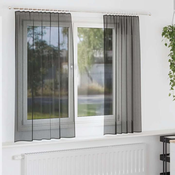 Actual product image vidaXL Voile Vorhang (140 x 140 cm)