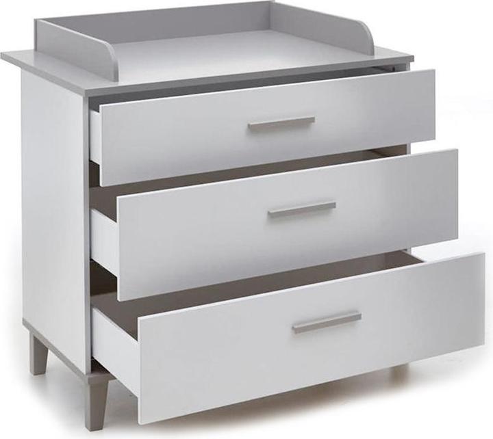 Image du produit Transland Chambre d'enfant Nils incl. armoire 3 portes, lit d'enfant et commode incl. plan à langer