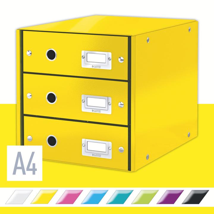 Produktbild Leitz CLICK & STORE - Schubladenelemente - 3 Schubladen (A4)