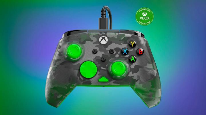 Produktbild Turtle Beach Rematch Core Wired Controller · XB · Ghost Camo Black & Green (PC, Xbox Series S, Xbox Series X)