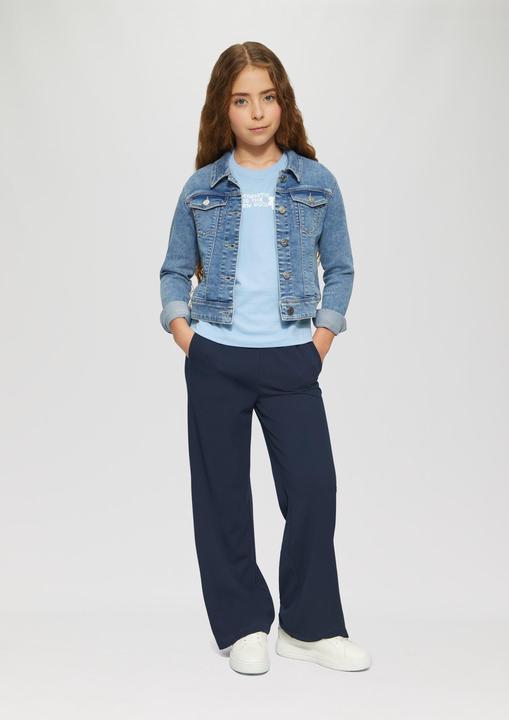 Produktbild S.Oliver T-Shirt Boxy-T-Shirt aus Jersey mit Printdetail (134, 140)