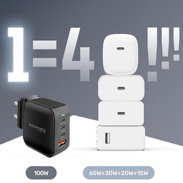 Produktbild ProMate GaNPort4-100PD (100 W, 4 Ports)