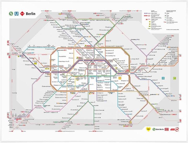 Produktbild BVG Berlin - Netzplan Berlin (50 x 40 cm)
