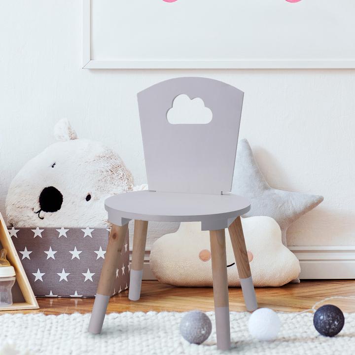 Actual product image Koopman Wooden High Chair White (Child seating group)