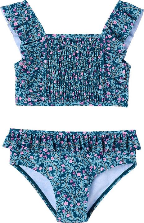 Image du produit Vertbaudet Bikini mit Volants und Blümchen Mädchen (146, 152)