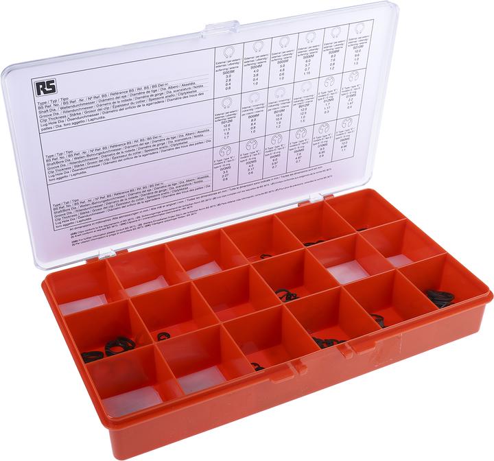 Produktbild RS PRO Federringsortiment brüniert bis 10mm