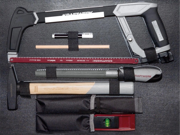 Image du produit Kraftwerk Boîte à outils professionnels B147 avec perceuse-visseuse Makita (100 pièces)