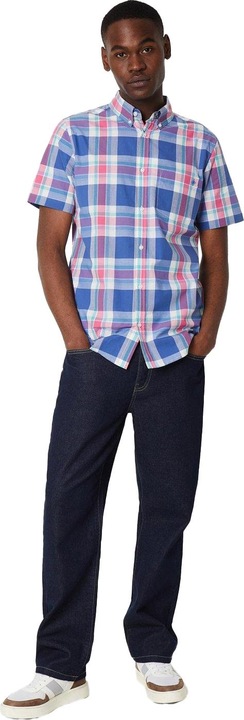 Immagine prodotto Universal Textiles Camicia Estate A Scacchi Grandi Maniche Corte Uomo (M)