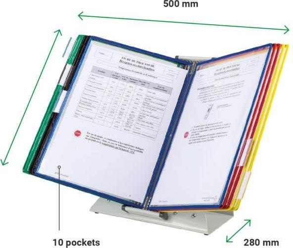 Immagine prodotto Tarifold Sistema di pannelli espositivi completo di 20 tasche rotanti