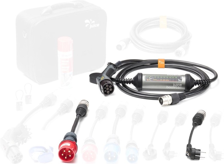 Image du produit Juice Technology Kit Basic Juice Booster 2 UE (Type 2, 22 kW, 32 A, CEE32 rouge, CEE 7/7)