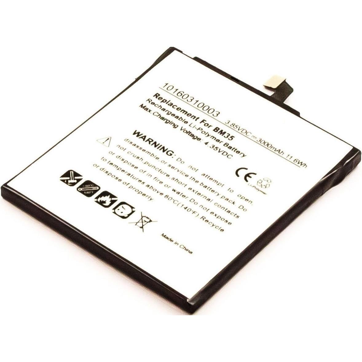 AGI 69103 - Akku - Xiaomi - Mi 4c - Schwarz - Lithium Polymer (LiPo) - 3000 mAh, Smartphone Akku