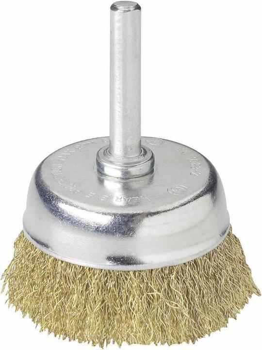 Produktbild wolfcraft 1 Messingdraht-Topfbürste S=6-kt. ø50mm