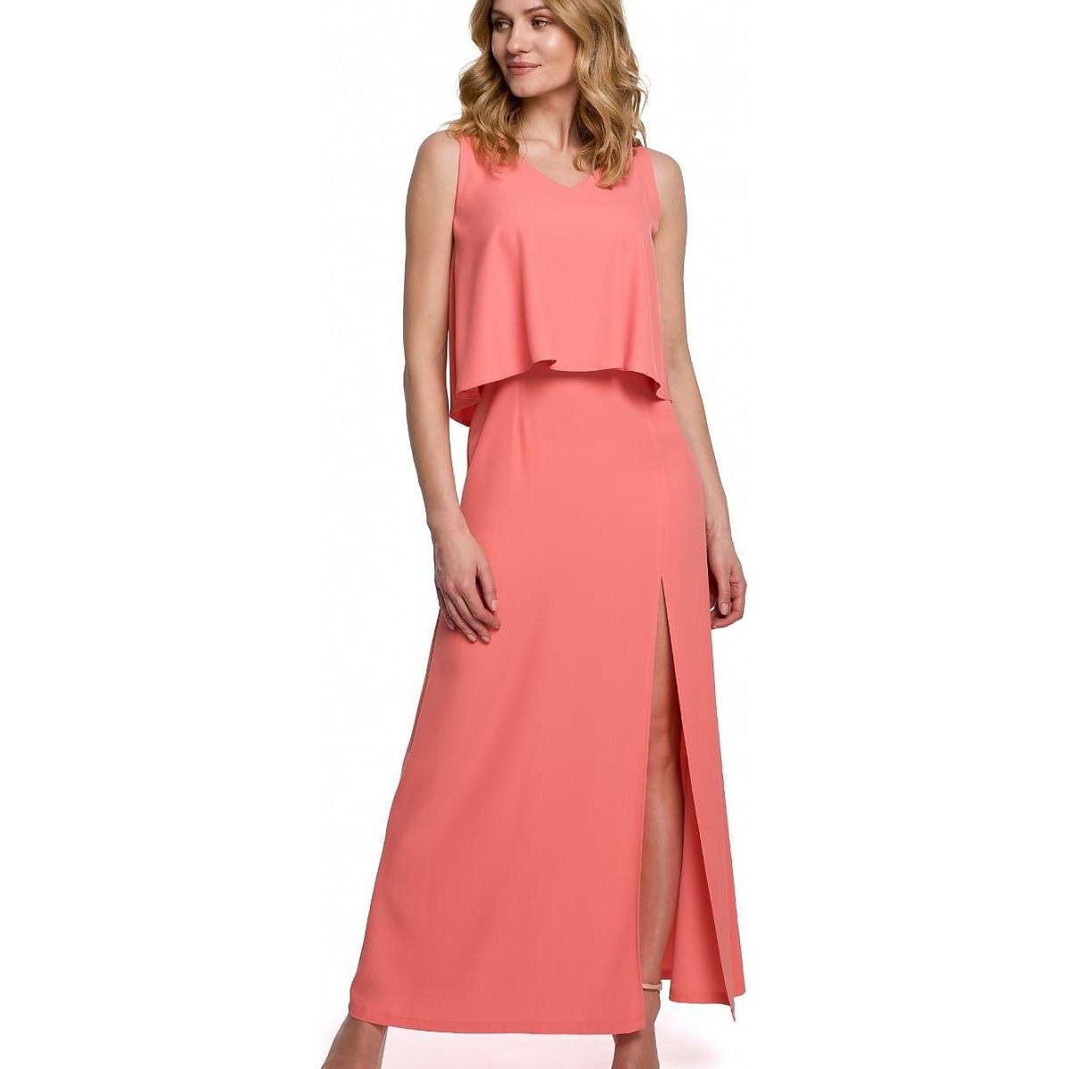 Makover, Damen, Kleider, Cocktailkleid, Orange, (L)