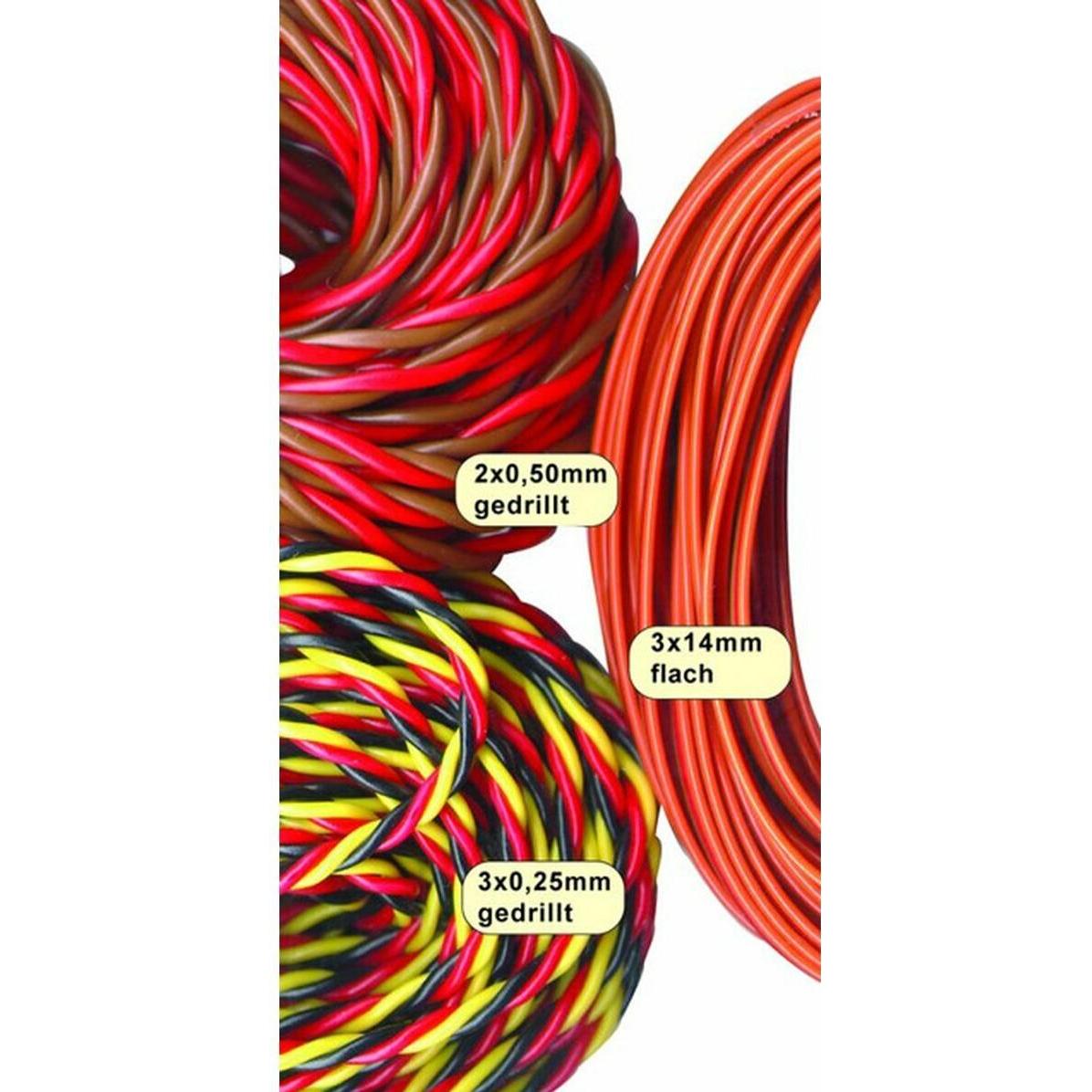 Jamara Kabel Futaba flach