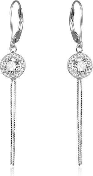 Immagine prodotto Beneto Orecchini lunghi in argento con zirconi AGUC1977 (L)
