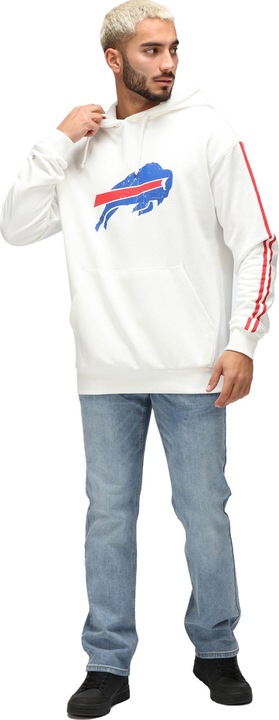 Produktbild Recovered Re:covered Fleece Hoody - NFL Buffalo Bills ecru weiss - M (M)