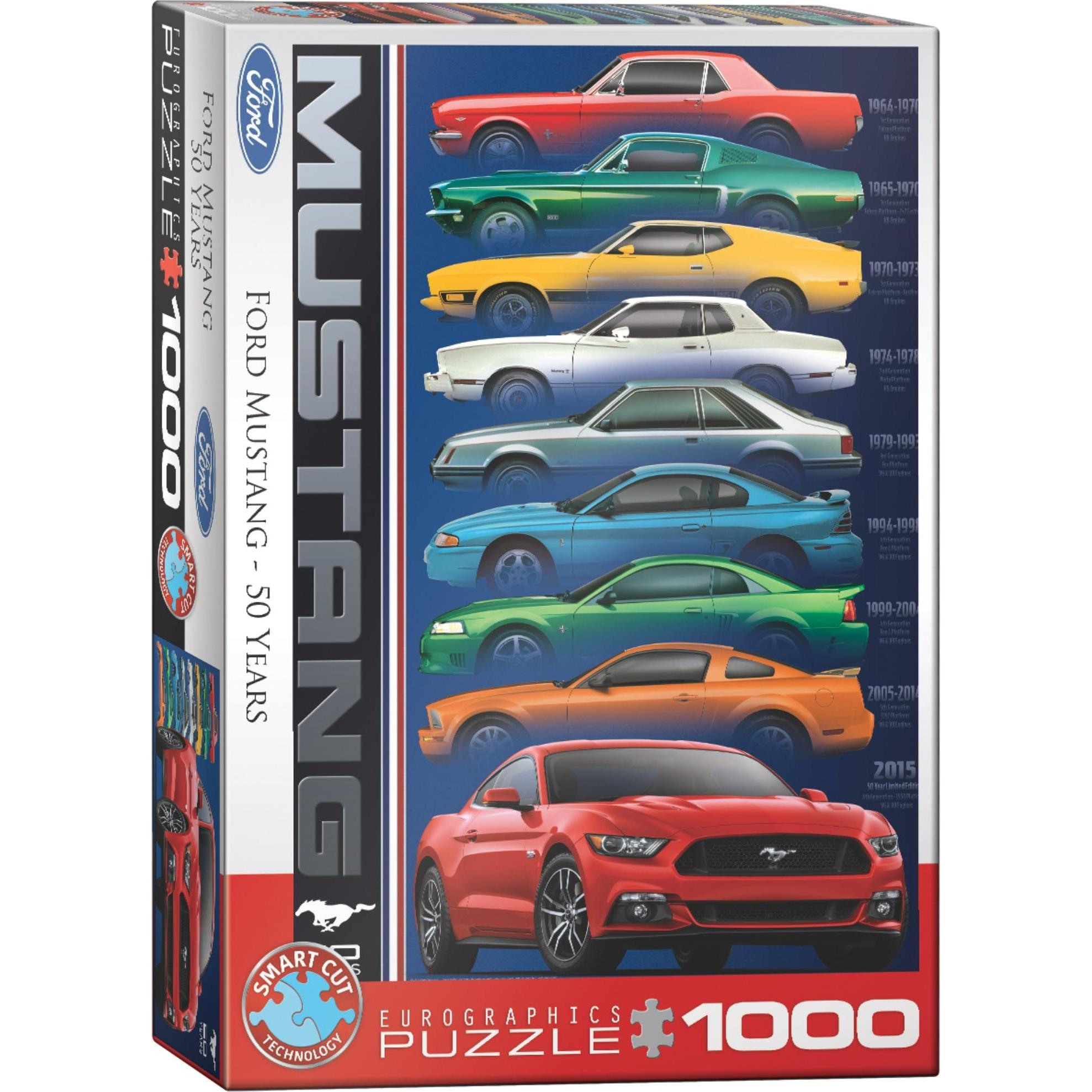 Thumbnail - Eurographics 50 Jahre Ford Mustang (1000 Teile)