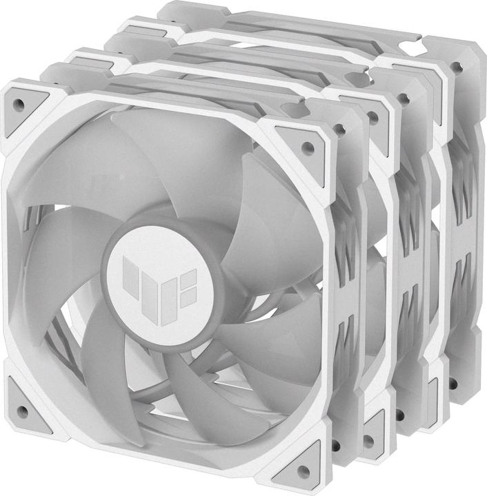 Actual product image ASUS Fan TUF GAMING TR120 FAN ARGB WHT 3IN1 (120 mm, 3 x)