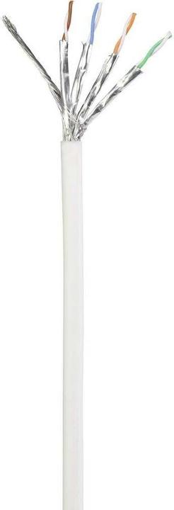 Produktbild Renkforce RF-5047454 RJ45 Netzwerkkabel, Patchkabel CAT 6a S/FTP 0.15 m Weiss Fla (S/FTP, CAT6a, 0.15 m)