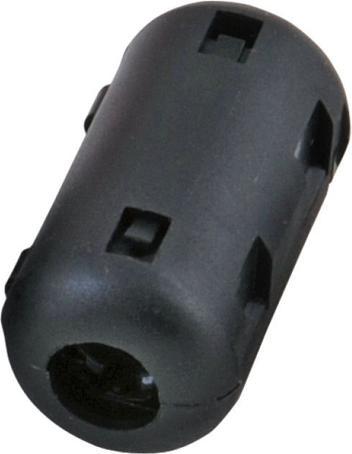 Actual product image EFB Elektronik Ferrite toroidal core 7.0mm, black, design: round