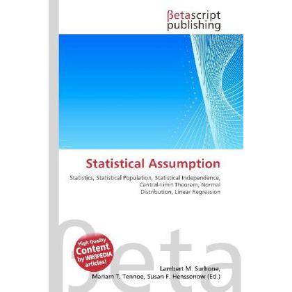 Statistical Assumption, Fachbücher von Lambert M. Surhone, Mariam T. Tennoe, Susan F. Henssonow