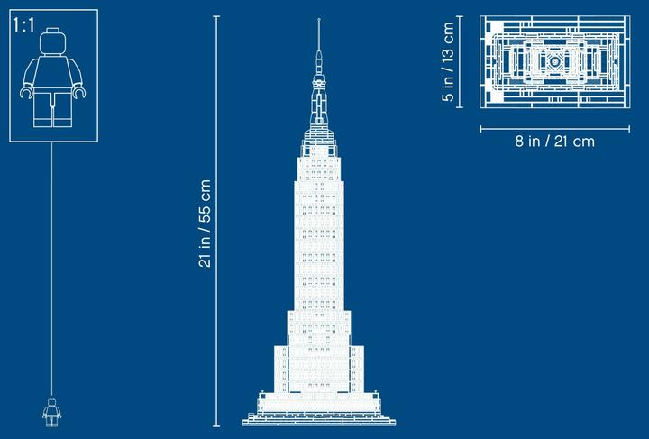 Produktbild LEGO Empire State Building (21046, LEGO Architecture)