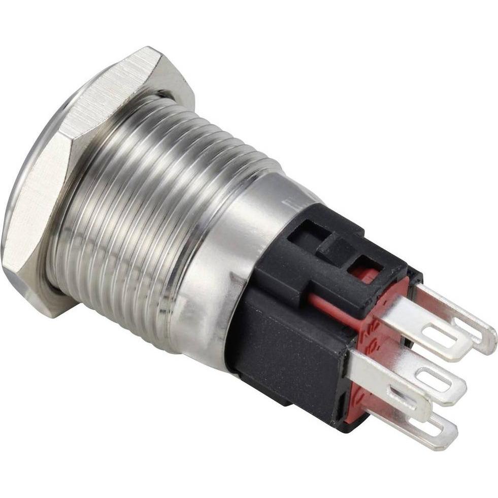 Thumbnail - Tru Components TC-12647420 Druckschalter 250 V/AC 3 A 1 x Aus/(Ein) IP65 Grün r, Taster + Schalter, Grün