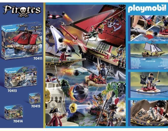Produktbild Playmobil Rotrocksegler (70412, Playmobil Pirates)