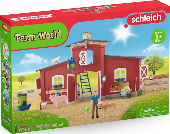 Produktbild Schleich Scheune mit Tieren und Zubehör