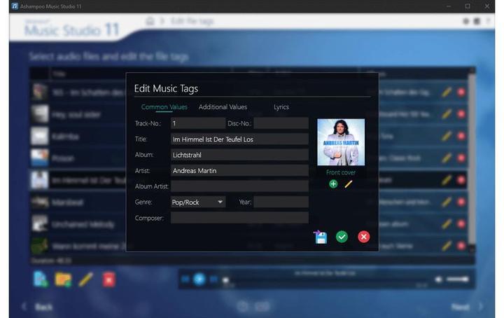 Actual product image Ashampoo Music Studio 11 ESD, Full version, 1 PC, Licence type: ESD (unlimited)