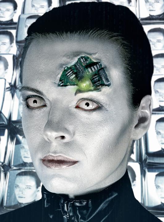 Produktbild Maskworld Zombie Jahreslinsen Kontaktlinsen ohne Stärke - Halloween Karneval (Weiss)