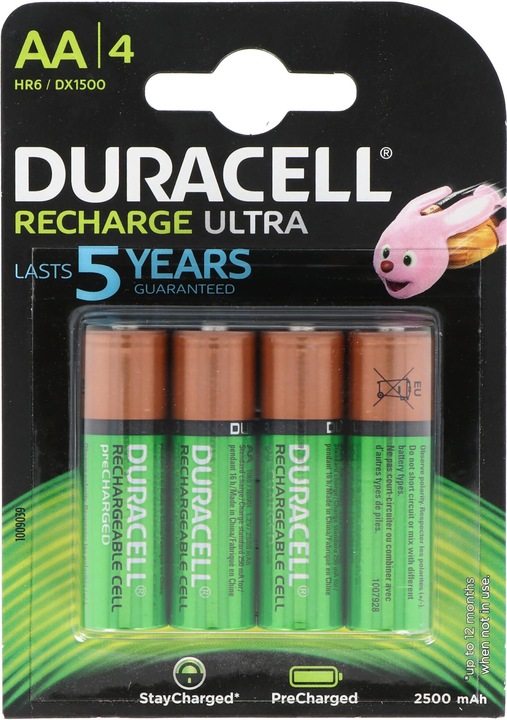 Duracell Recharge Ultra (4 pcs., AA, 2500 mAh)