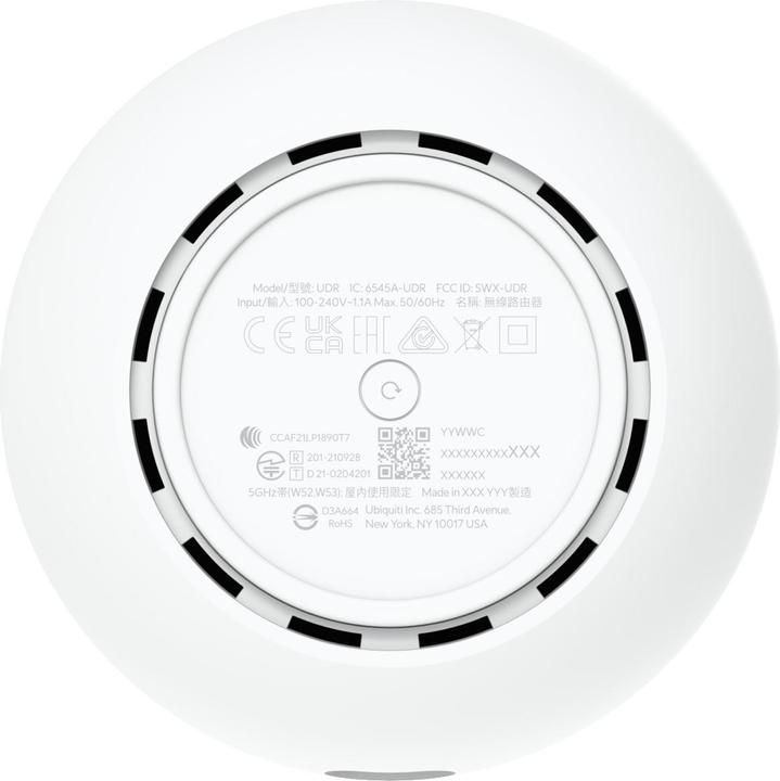 Valeurs nutritives et ingrédients Ubiquiti Dream Router