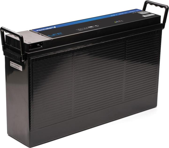 Voltima VLT200S 12V LiFePO4 Lithium Slim Versorgungsbatterie 200Ah mit App (12 V, 200 Ah)