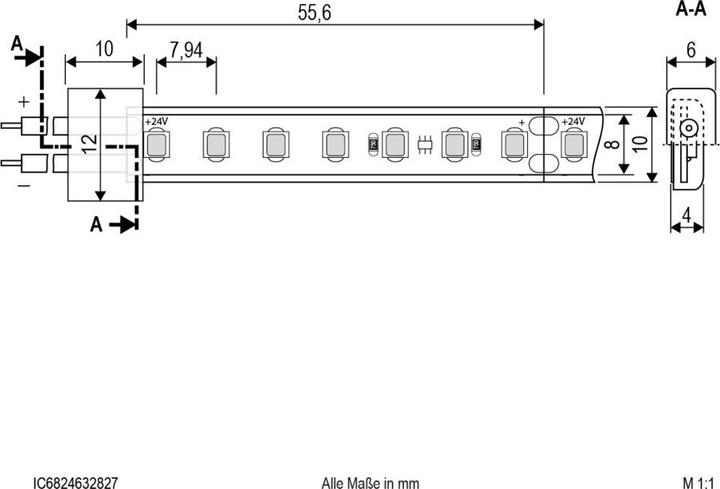 Productafbeelding EVN IC6824632827 LED Strip - IP68 - (Wit, 500 cm, Interieur)