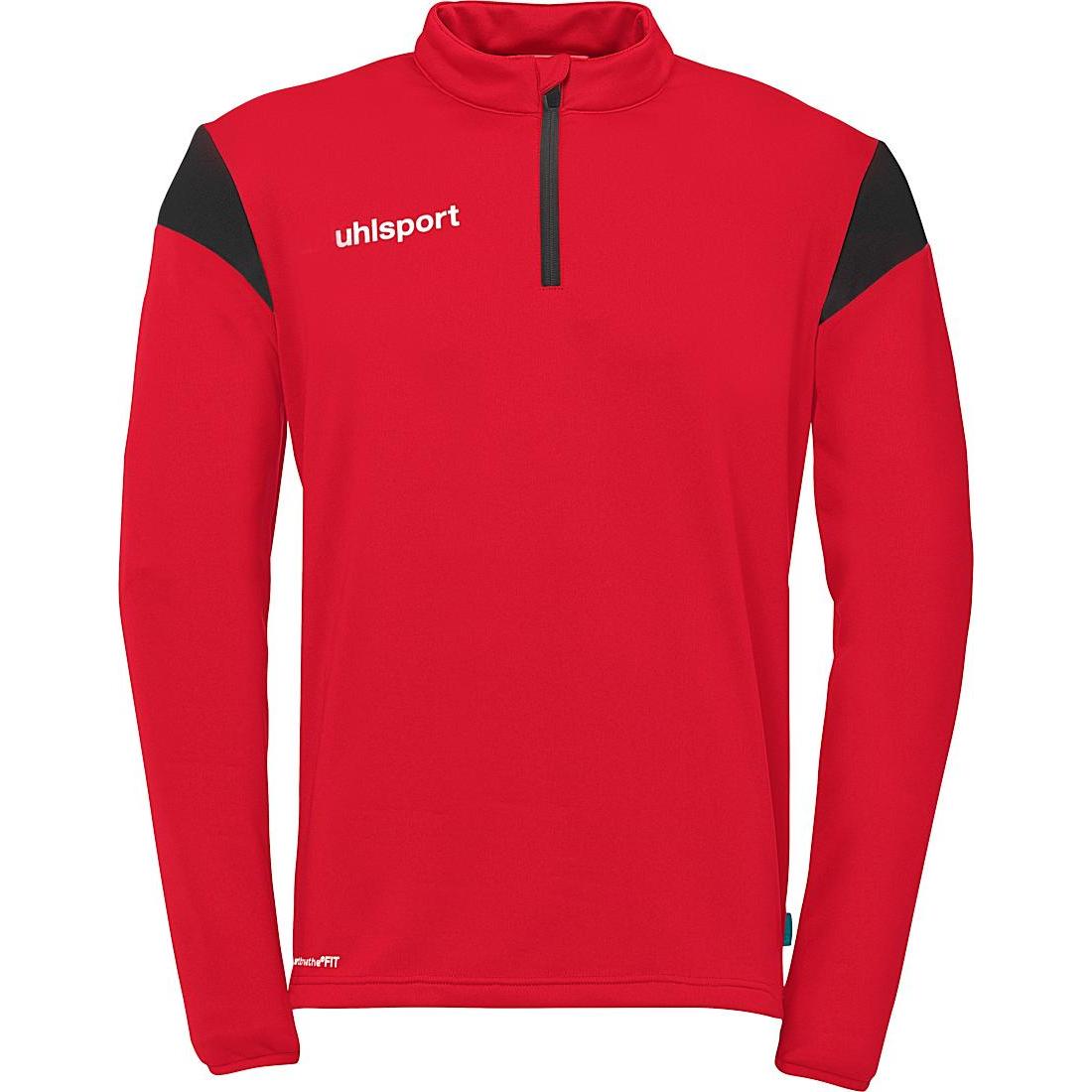Uhlsport, Herren, Pullover, 1/4 ZIP TOP Squad 27, Rot, (4XL)