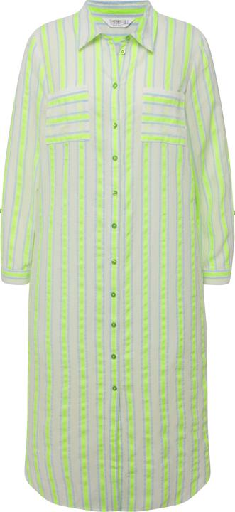 Produktbild Angel of Style Hemdblusen-Midikleid, Streifen, Hemdkragen, 3/4-Ärmel (46)